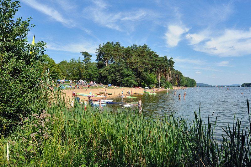 Reisemobilhafen auf der Badehalbinsel Absberg