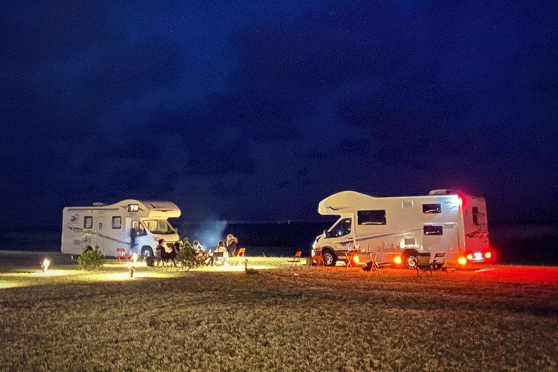 Fenas Kite Spot campsite