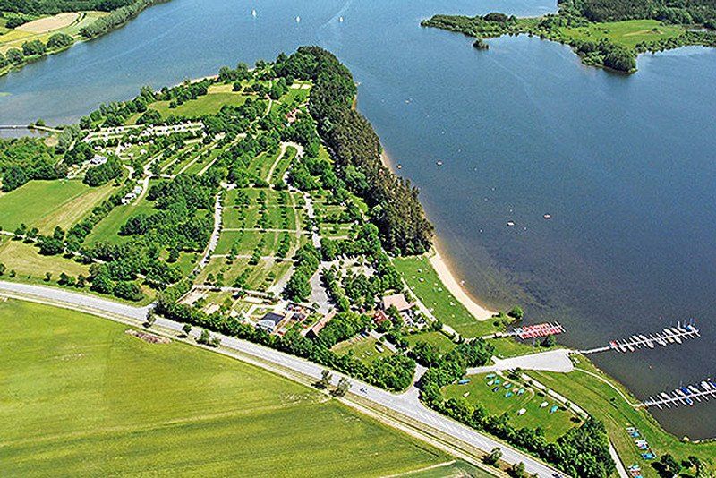 Reisemobilhafen auf der Badehalbinsel Absberg