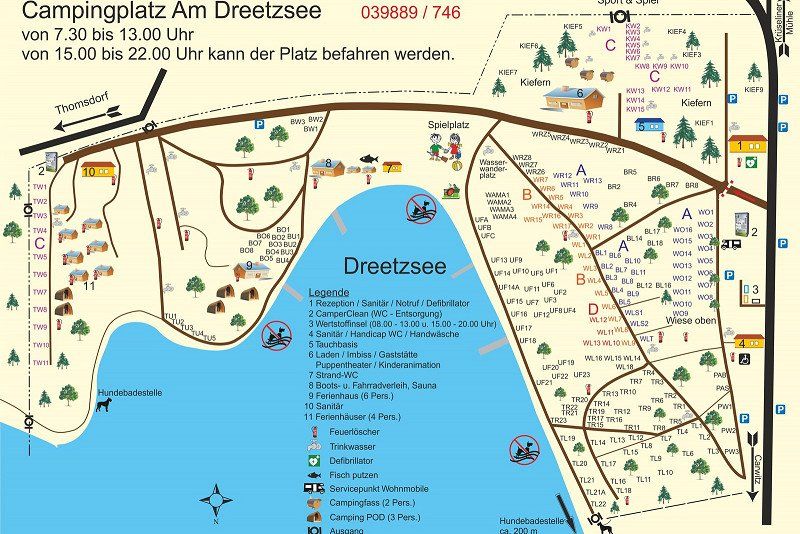 Camping am Dreetzsee