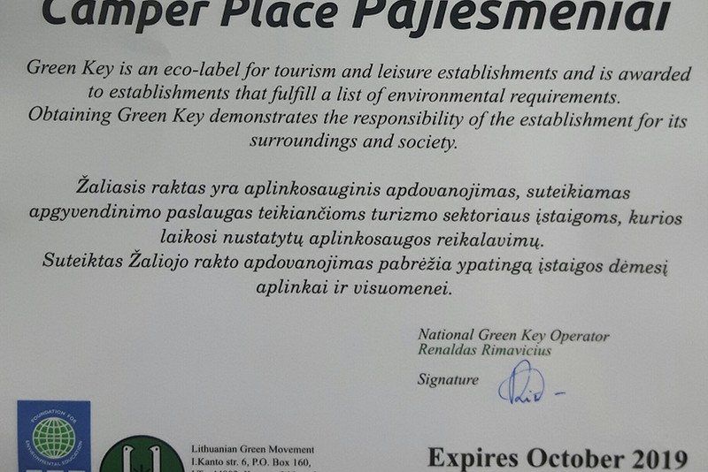 miniCAMPING + camperPLACE + ecoFARM PAJIESMENIAI