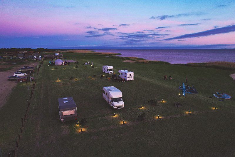 Fenas Kite Spot campsite