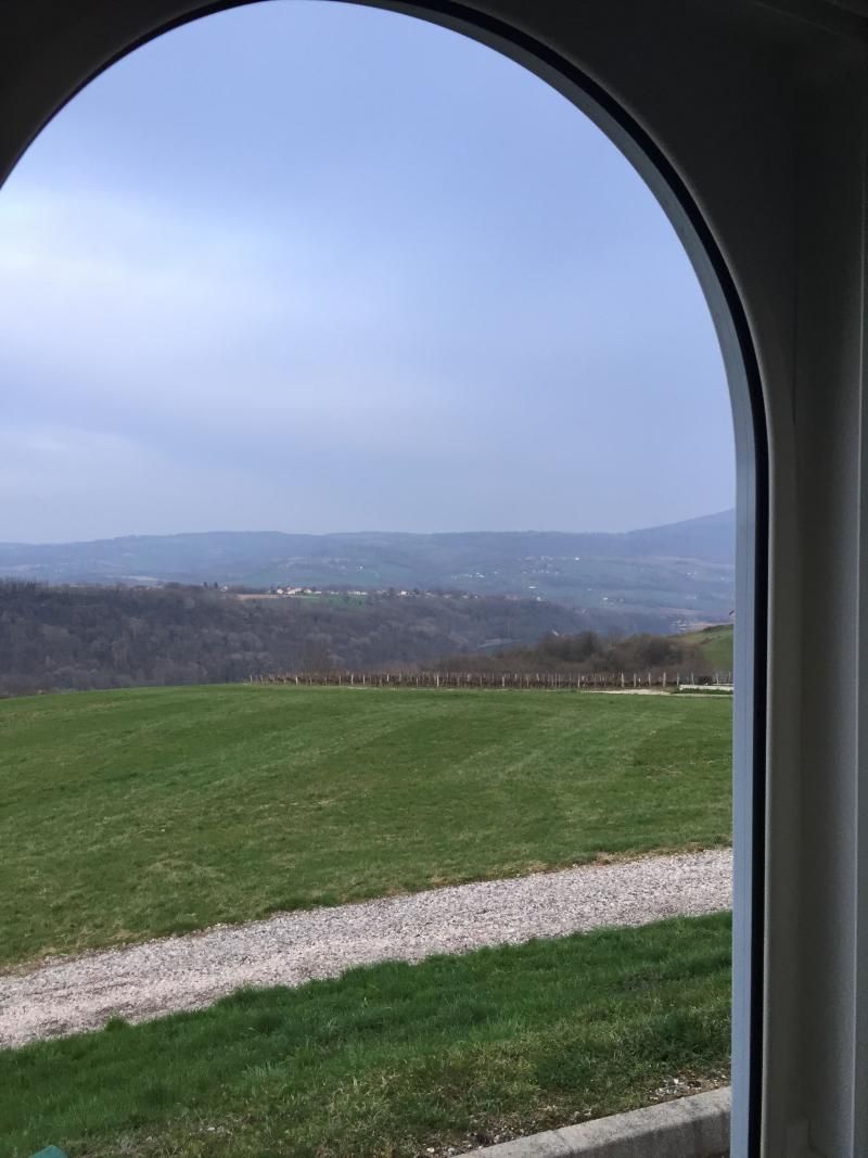 Aussicht übers Tal der Rhone