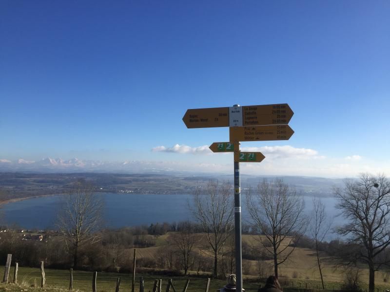 Bielersee SIcht vom Mont Vully