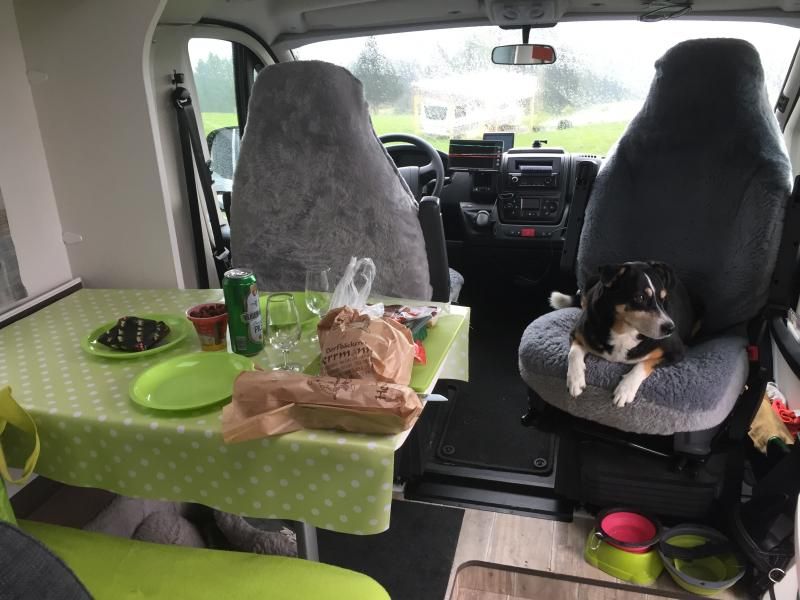 Zvieri im Pixxel bei Regen und Graupel in Eischen