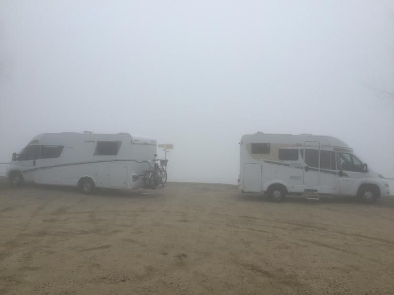 man sieht die Campers kaum noch...