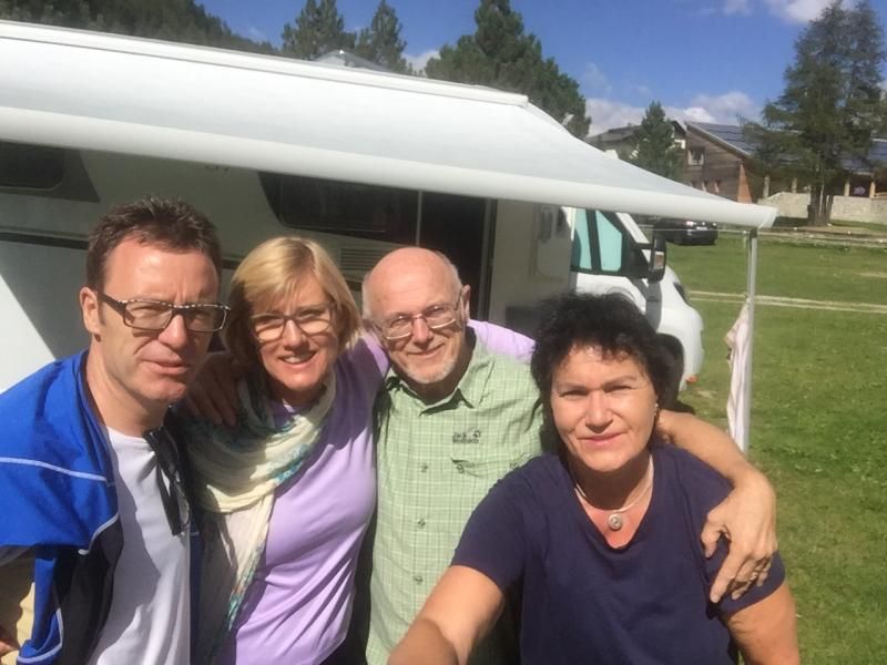 Christoph und Hildegard auf Besuch