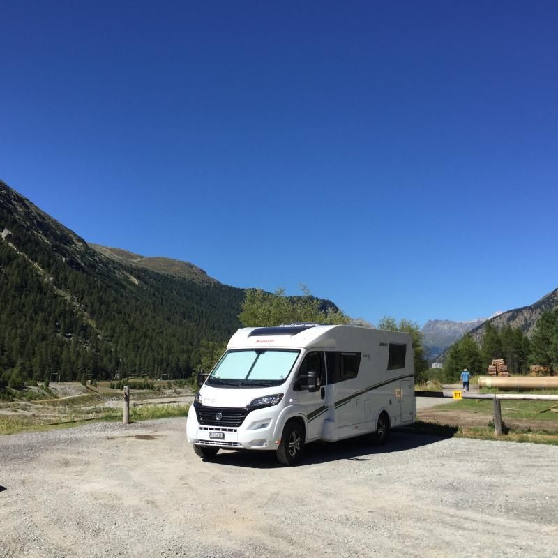 Parkplatz Morteratsch