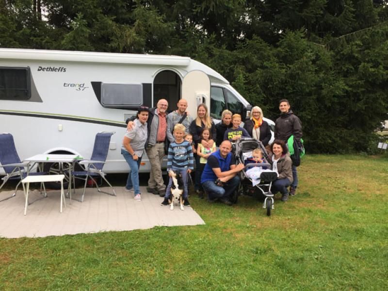 Gruppenbild der Bünters 20.8.2016 Waldschenke