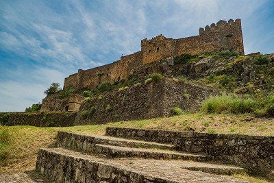 Mittelalterburg Castillo de Luna in Alburquerque