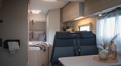 Blick ins Innere des LMC Wohnmobils Tracer