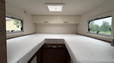 Einzelbetten im Corigon Wohnmobil T 70 S