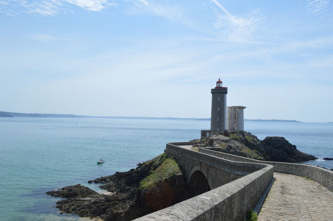 Lighthouse in Brittany, France