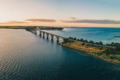 The Queen Alexandrine Bridge from Zealand to Møn