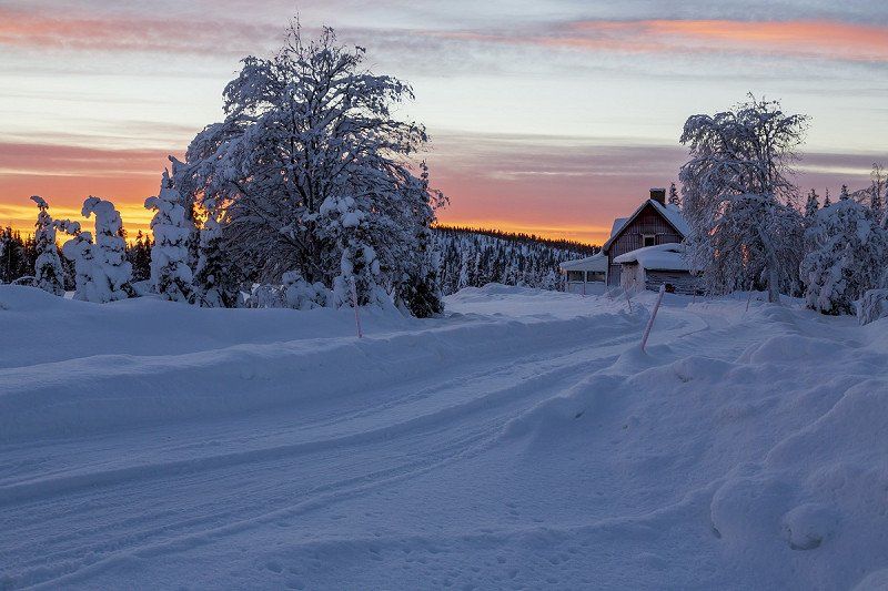 Winter motorhome trip to Northern Sweden