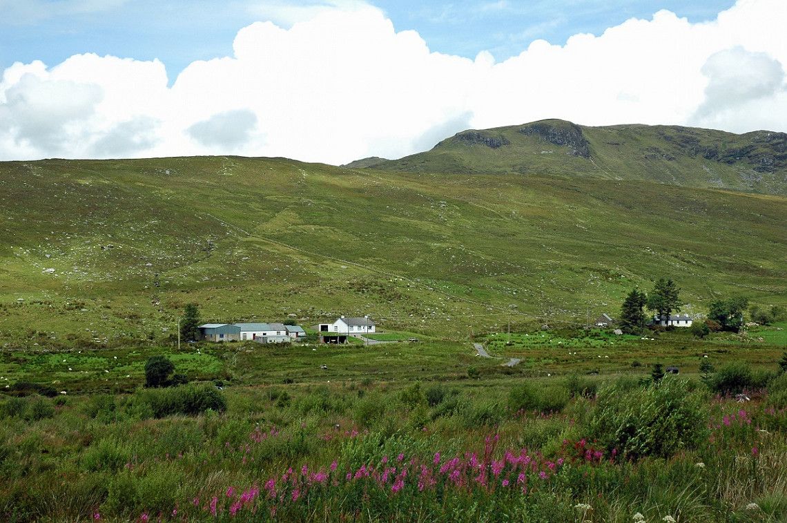 Blick ins Eglish Valley, Donegal 