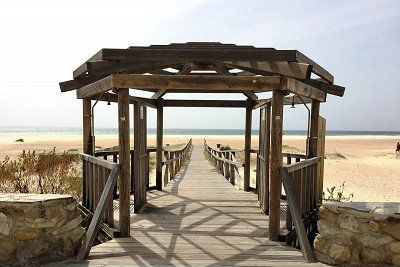 Sandstrand von Tarifa, Spanien 