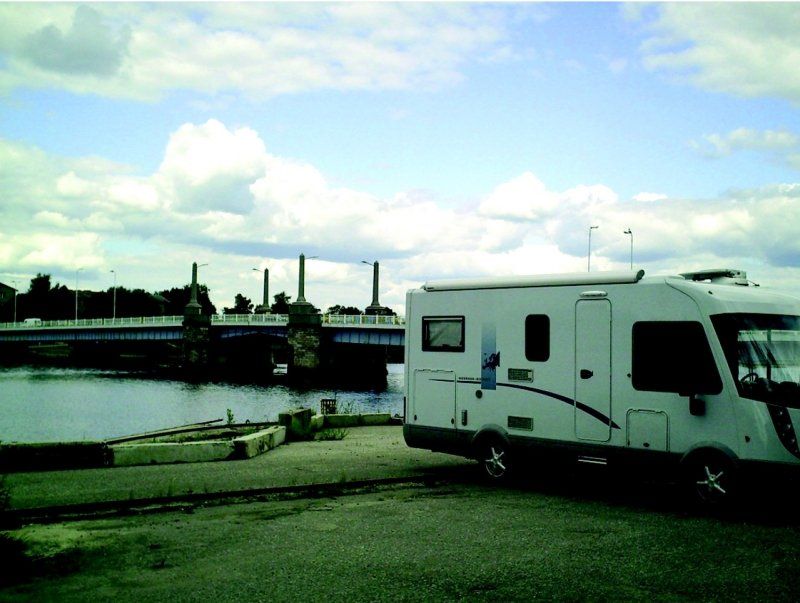 Stellplatz am alten Hafen