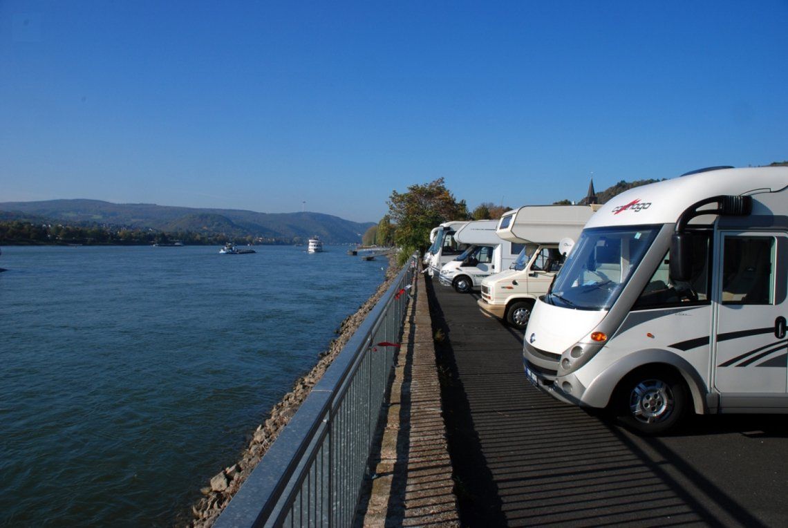 Die Schönsten Womo Stellplätze Am Rhein