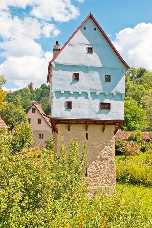 Topplerschösschen in Rothenburg bei Sonnenschein