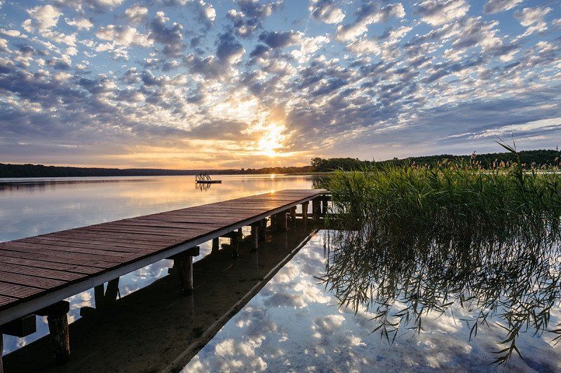 Camping an der Mecklenburgischen Seenplatte