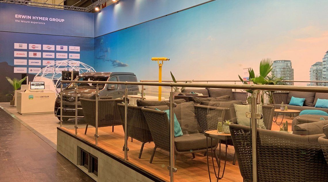 Messerstand Erwin Hymer Group Caravan Salon Düsseldorf 2019