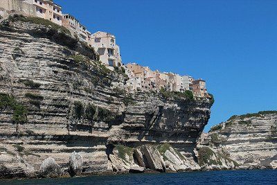 Bonifacio seen from the seaside