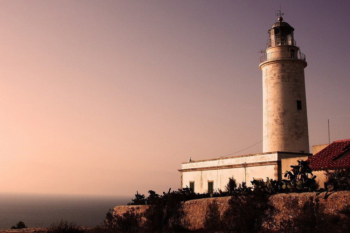 The La Mola lighthouse in Formentera