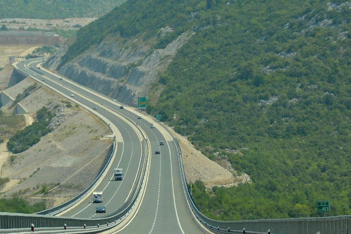 Autobahn A1 in Kroatien