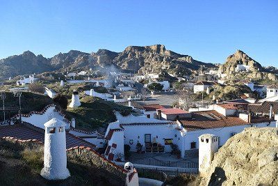 Hoehlenviertel in Guadix