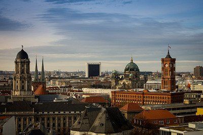 Blick auf die Dächer von Berlin 