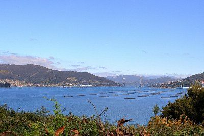 Ria De Vigo in Galicien, Spanien