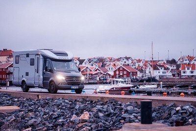 Hymer Wohnmobil B-MC T580 in Norwegen