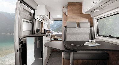 Blick ins Innere des Corigon Campervan CV 60 D 