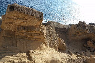 The Atlantis quarry in Ibiza