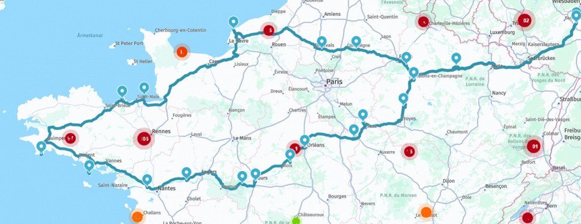 Rondreis Bretagne 2024 - 2e planning