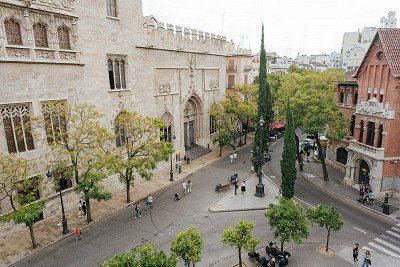 The Silk Exchange, a World Heritage Site, in Valencia