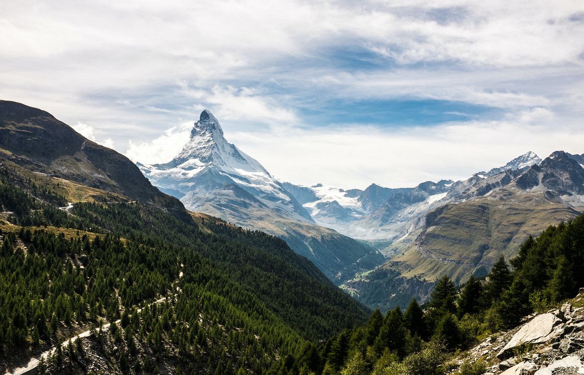 Camping-Urlaub in den Schweizer Alpen