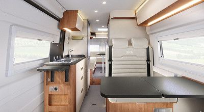 Laika Campervan Ecovip Performance mit Polsterdesign Firenze