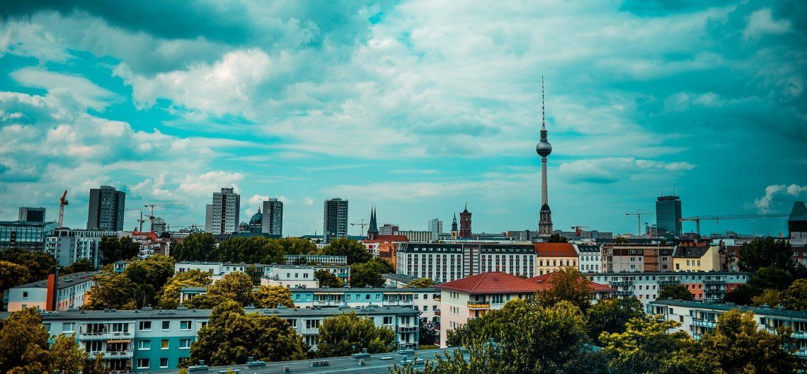 Uitzicht op Berlijn