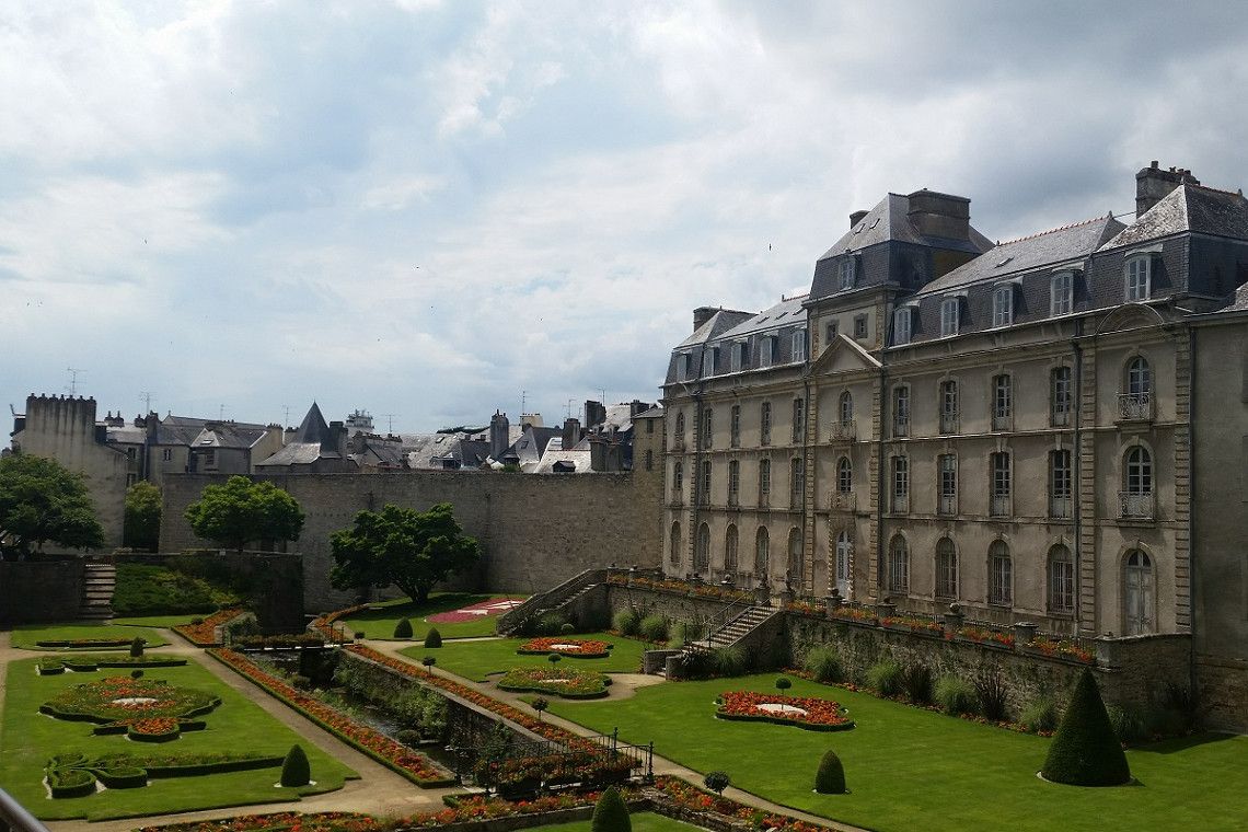 Bretagne, Schloss in Vannes 