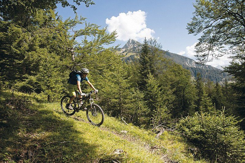 Mountainbike Tour an der Krinnenspitze in den Allgäuer Alpen