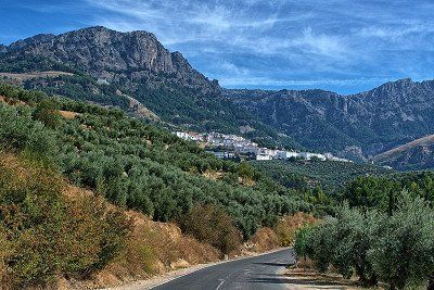 Landscape view of the Tejada, Almijara and Alhama nature park