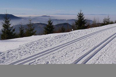Skilanglaufloipen im Hochschwarzwald im Winter