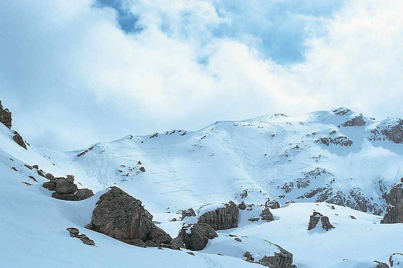 Skitour in den Dolomiten am Col Turon