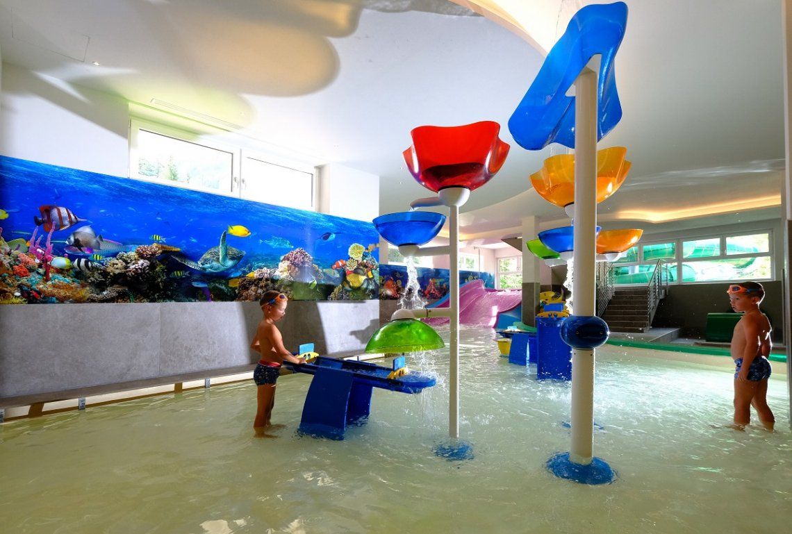 Kinderhallenbadbereich auf dem Campingplatz Vidor in Italien
