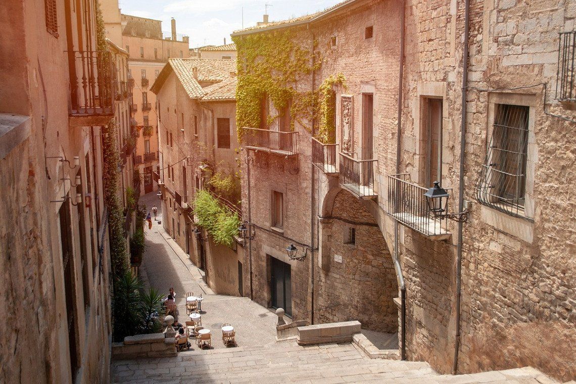 Historical streets in Girona