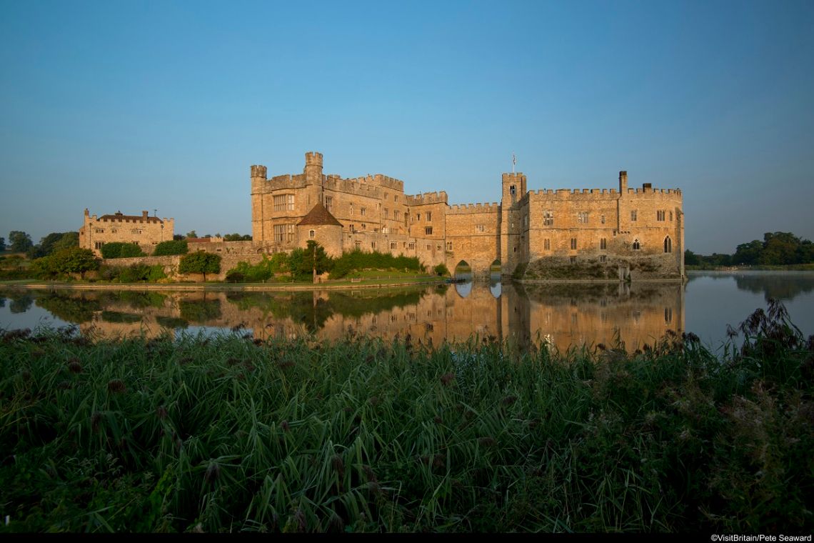 Leeds Castle Gesamtansicht von außen