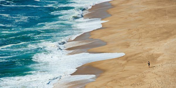 Beach in Nazaré