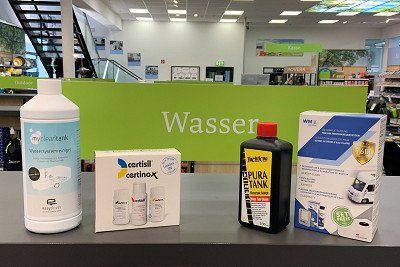 Auswahl Frischwassertankreiniger im Movera Shop ansehen